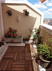 DECK DE VARANDA, SACADAS E TERRAÇOS