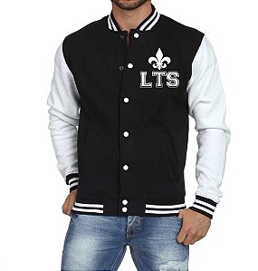 Jaqueta College Masculina Universitária Faculdade Letras Colegial Moletom Blusas de Frio Casaco Personalizadas Customizadas Moleton Uniformes Cursoas Americana Baseball Estilo Americano - Criativa Urbana - Moletons, Jaquetas College e Camisetas