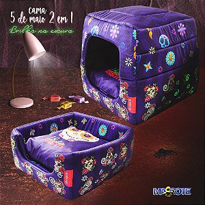 CAMA TOCA 2 EM 1 - Ref 752 - Cama Cinco de Maio - Brilha no escuro!