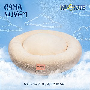 Ref 799 - Cama Nuvem Bege