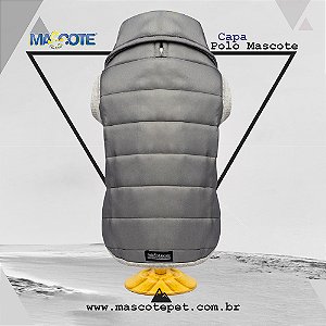 Ref 989 - Capa Polo Mascote Cinza