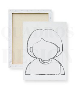 Tela para Pintura Infantil - Uva em Desenho - Telas Quadros Design