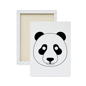 Tela para pintura infantil - Panda