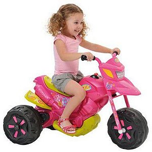 Moto Elétrica Infantil Super Moto GT Turbo Bandeirante