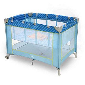 Berço Fit Voyage Azul Puppy