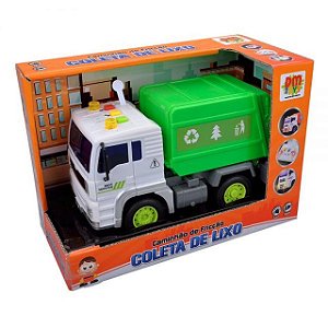 Caminhão Coleta Etitoys Com Som e Luz BQ-160