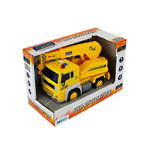 Caminhão Construção Etitoys com Luz e Fricção BQ-159