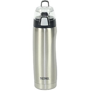 Garrafa Térmica Thermos Havai 16 Horas Frio Prata 530ML