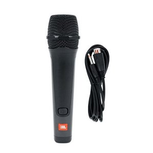 Microfone De Mão JBL Dinâmico Cardióide Com Cabo PBM100