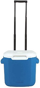 Caixa térmica Coleman 16QT Azul C/Rodas