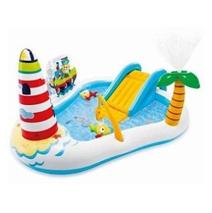 Piscina Intex Inflável Playground Pescaria Divertida 182L