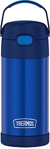 Garrafa Térmica Thermos Orlando Infantil Azul Escuro 355Ml