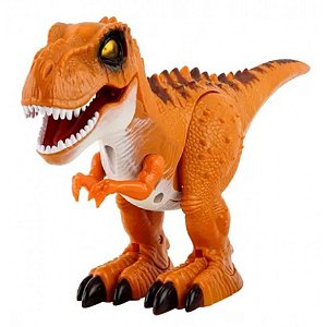 Jurassic Fun Dinossauro Rex R/C Com Luz e Som Multikids - BR1461