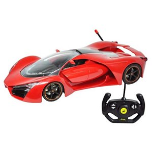 Carro Controle Remoto LXZ Car Com Luz E Efeito Fumaça DMTOYS J.A