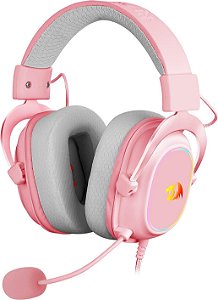 Headset Gamer Redragon Zeus X Rosa