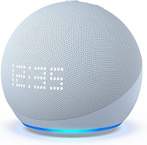 Echo Dot Alexa 5° Geração C/ Relógio Branca