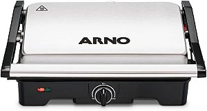 Sanduicheira Grill Arno Dual Inox Abertura 180° 110v SW332