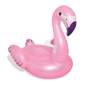 Boia Inflável Bestway Flamingo Luxo Rosa
