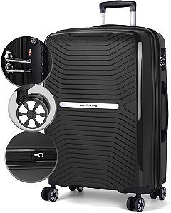 Mala de Viagem Polo King Pequena Preta - MF10469