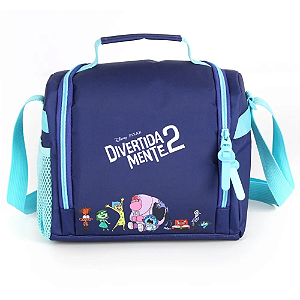 Lancheira Infantil Luxcel Divertidamente Roxo - LA47758