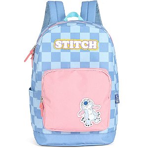 Mochila Infantil Luxcel Stitch Azul - MS47735