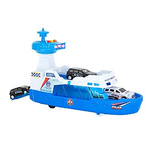 Barco Guarda Costeira DM Toys Azul - DMT6855