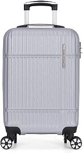 Mala de Viagem Polo King Prata Pequena 360° - MF10443