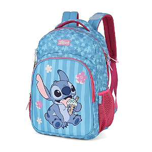 Mochila Infantil Luxcel Stitch Pink - MS50101