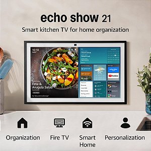 Echo Show 21 Amazon Full HD C/ Fire Stick e Alexa Integrada
