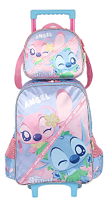 Kit Mochila e Lancheira Luxcel Stitch Roxo - IC42392
