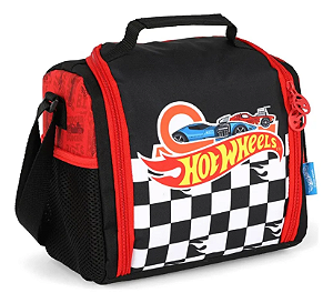 Lancheira Infantil Luxcel Hot Wheels Vermelho - LA49983