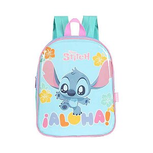 Mochila Infantil Luxcel Stitch Verde - IS42673