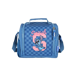 Lancheira Infantil Luxcel Stitch Azul - LA50053