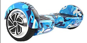 Hoverboard Hoverx 9002 6,5 Polegadas C/ LED - Azul Militar