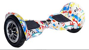 Hoverboard Hoverx 9004 6,5 Polegadas C/ LED - Grafite