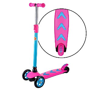 Patinete Slim Seta Radical DM Toys Rosa - DMR0009