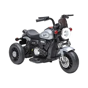Mini Moto Elétrica Zippy Toys Halei Prata 6v - CE24424