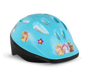 Capacete Infantil Nathor Azul Unicórnio