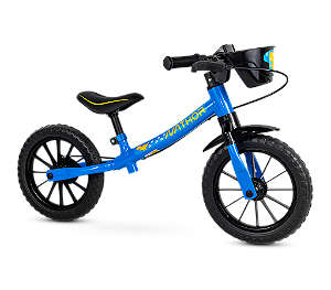 Bicicleta Nathor Balance Bike 5 Equilíbrio Azul S/ Pedal