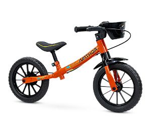 Bicicleta Nathor Balance Rocket Astro 2 Equilíbrio Laranja S/ Pedal