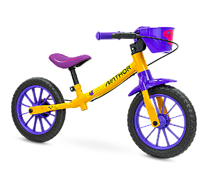 Bicicleta Nathor Balance Garden Fly 2 Equilíbrio Amarelo S/ Pedal