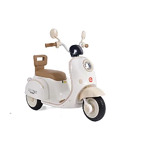 Moto Elétrica Zippy Toys Scooter 6V Bege - CE26171