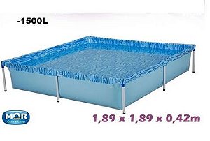 Piscina Mor Com Armação 1500 Litros