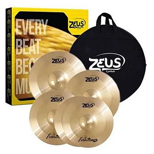 Kit de Pratos Zeus Evolution Pro Set C 14/16/20