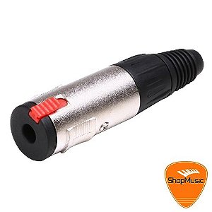 Conector Linha P10 Femea Santo Angelo P10SF Stereo