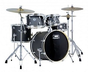 Bateria D One Rocket DR20 BKS Black Satin Preto Fosco Bumbo 20