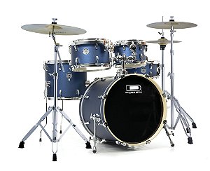 Bateria D One Rocket DR20 BSS Blue Satin Sparkle Azul Fosco Bumbo 20