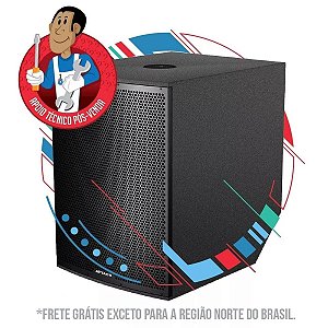 Caixa Attack Sub Ativo VRS 1810A 1000W AF18 Preto