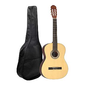 Kit Violão Class Cl100 Natural Nylon + Capa