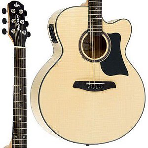 Violão Strinberg SJ-25C N Jumbo Elétrico Natural Brilhante Flamed Maple